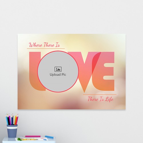 Where There is love There is Life Design: Landscape Acrylic Photo Frame with Image Printing – PrintShoppy Photo Frames