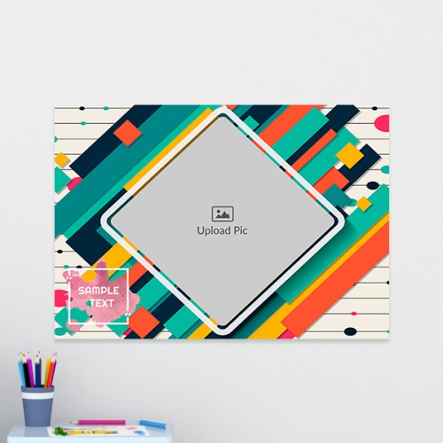 Graphic Abstract Design: Landscape Acrylic Photo Frame with Image Printing – PrintShoppy Photo Frames