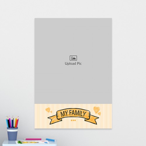 My Family Design: Portrait Acrylic Photo Frame with Image Printing – PrintShoppy Photo Frames