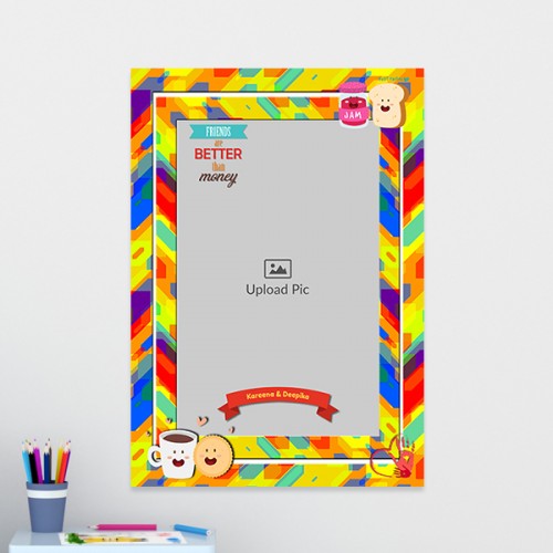 Happy Friendship Day Design: Portrait Acrylic Photo Frame with Image Printing – PrintShoppy Photo Frames
