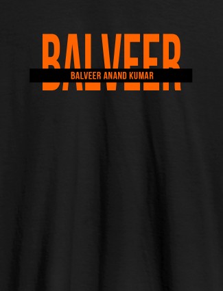 Personalized Mens T Shirt With Name Orange Color Black Color