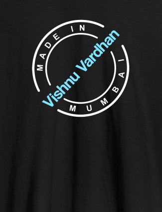 Funny Unique Personalised Mens Printed T Shirt Black Color