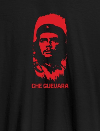 Che Guevara On Black Color Customized Men Tees