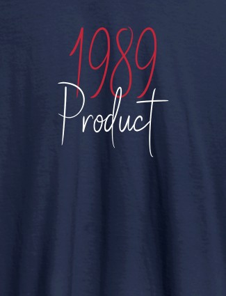 Established on Year On Navy Blue Color Men T Shirts with Name, Text, and Photo