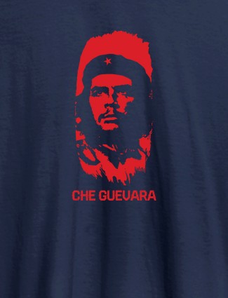 Che Guevara On Navy Blue Color Customized Men Tees