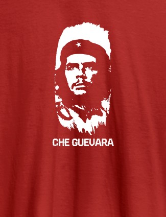Che Guevera On Red Color Customized Men Tees