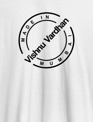 Funny Unique Personalised Mens Printed T Shirt White Color