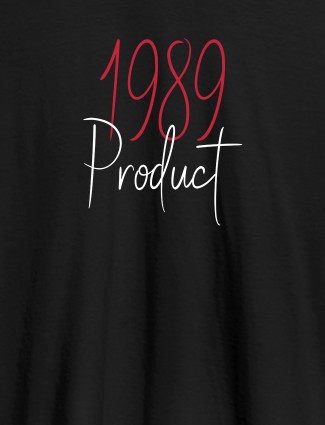 Established on Year On Black Color Personalized Women Tshirt