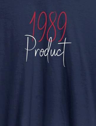 Established on Year On Navy Blue Color Personalized Women Tshirt