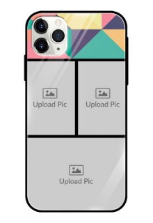 Apple iPhone 11 Pro Max Custom Glass Phone Case  - Bulk Pic Upload Design