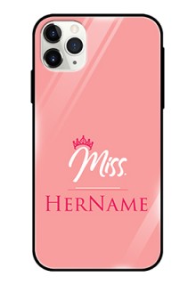 Iphone 11 Pro Max Custom Glass Phone Case Mrs with Name