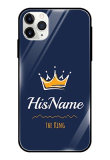Iphone 11 Pro Max Glass Phone Case King with Name