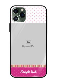 Apple iPhone 11 Pro Photo Printing on Glass Case  - Cute Girls Cover Design