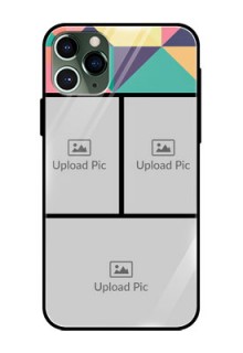 Apple iPhone 11 Pro Custom Glass Phone Case  - Bulk Pic Upload Design