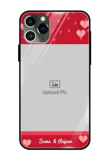 Apple iPhone 11 Pro Custom Glass Phone Case  - Valentines Day Design