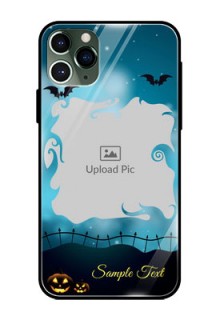 Apple iPhone 11 Pro Custom Glass Phone Case  - Halloween frame design