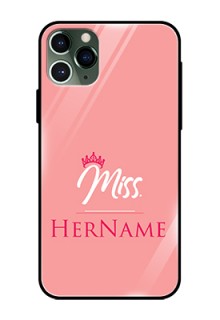 Iphone 11 Pro Custom Glass Phone Case Mrs with Name