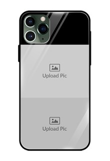 Iphone 11 Pro 2 Images on Glass Phone Cover