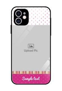 Apple iPhone 11 Photo Printing on Glass Case  - Cute Girls Cover Design