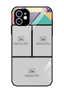 Apple iPhone 11 Custom Glass Phone Case  - Bulk Pic Upload Design
