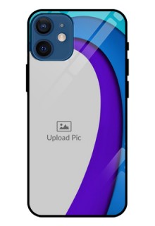Iphone 12 Mini Photo Printing on Glass Case  - Simple Pattern Design