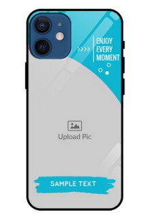 Iphone 12 Mini Custom Glass Mobile Case  - Happy Moment Design