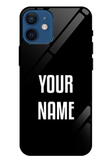 Iphone 12 Mini Your Name on Glass Phone Case