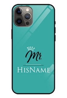 Iphone 12 Pro Max Custom Glass Phone Case Mr with Name