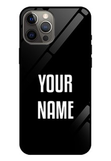 Iphone 12 Pro Max Your Name on Glass Phone Case