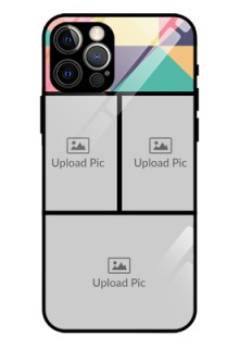Iphone 12 Pro Custom Glass Phone Case  - Bulk Pic Upload Design