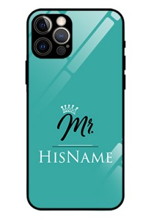 Iphone 12 Pro Custom Glass Phone Case Mr with Name