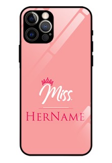 Iphone 12 Pro Custom Glass Phone Case Mrs with Name