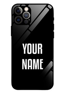 Iphone 12 Pro Your Name on Glass Phone Case