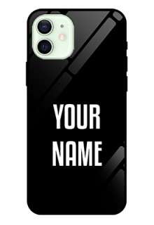 Iphone 12 Your Name on Glass Phone Case
