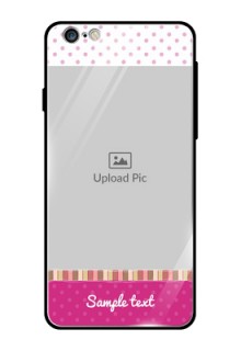 Apple iPhone 6 Plus Photo Printing on Glass Case  - Cute Girls Cover Design