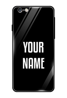 Iphone 6 Plus Your Name on Glass Phone Case