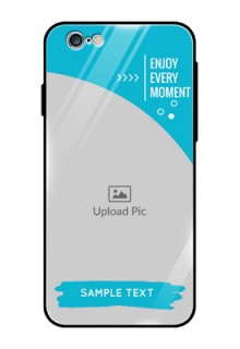 Apple iPhone 6 Custom Glass Mobile Case  - Happy Moment Design