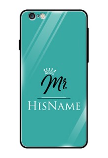 Iphone 6S Plus Custom Glass Phone Case Mr with Name