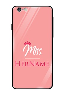 Iphone 6S Plus Custom Glass Phone Case Mrs with Name
