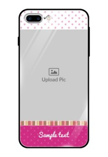 Apple iPhone 7 Plus Photo Printing on Glass Case  - Cute Girls Cover Design