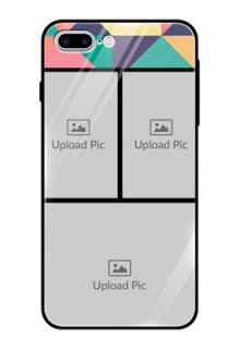 Apple iPhone 7 Plus Custom Glass Phone Case  - Bulk Pic Upload Design