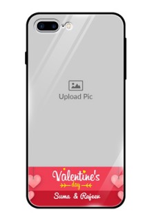 Apple iPhone 7 Plus Custom Glass Phone Case  - Valentines Day Design