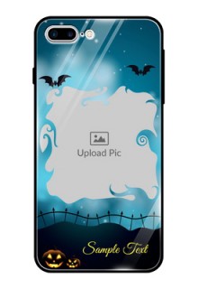 Apple iPhone 7 Plus Custom Glass Phone Case  - Halloween frame design