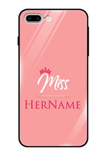 Iphone 7 Plus Custom Glass Phone Case Mrs with Name