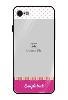 Apple iPhone 7 Photo Printing on Glass Case  - Cute Girls Cover Design