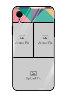Apple iPhone XR Custom Glass Phone Case  - Bulk Pic Upload Design