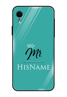 Iphone Xr Custom Glass Phone Case Mr with Name