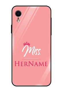Iphone Xr Custom Glass Phone Case Mrs with Name