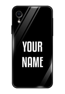 Iphone Xr Your Name on Glass Phone Case