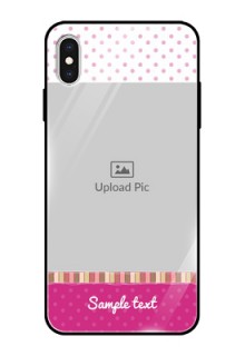 Apple iPhone XS Max Photo Printing on Glass Case  - Cute Girls Cover Design